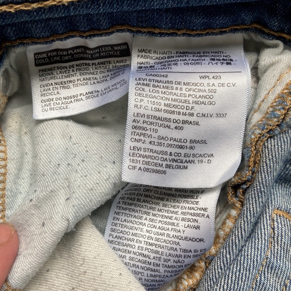 Mens Levi Jeans - Darkwash - Picture 7 of 7